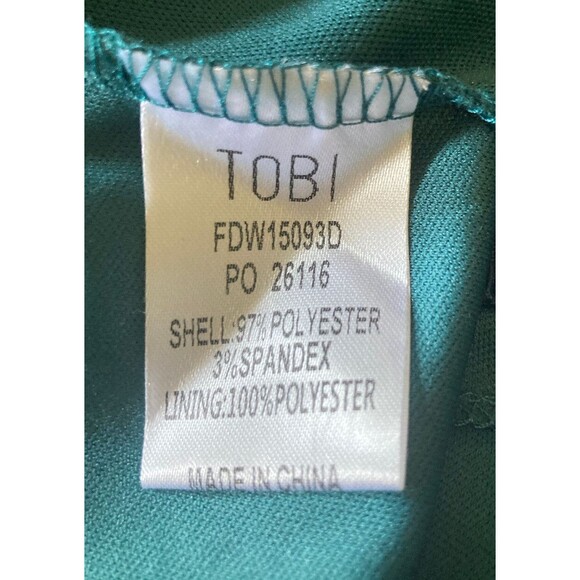 NEW Tobi Kasey Short Dress LARGE Deep V Neck Low Back - Picture 12 of 12